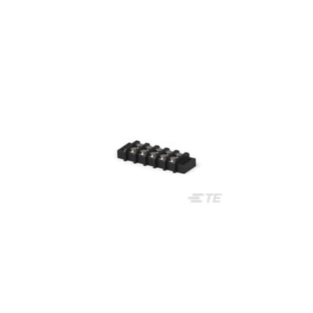 Te Connectivity Barrier Strip, 2 Row, 30 A, 300 V, 10 AWG, Pin Termination 1546311-5